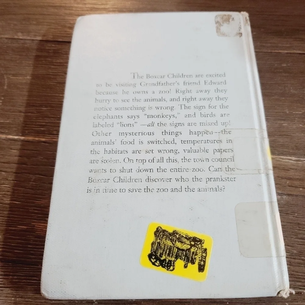 The Boxcar Children The Mystery of the Mixed-up Zoo Hardcover 1992